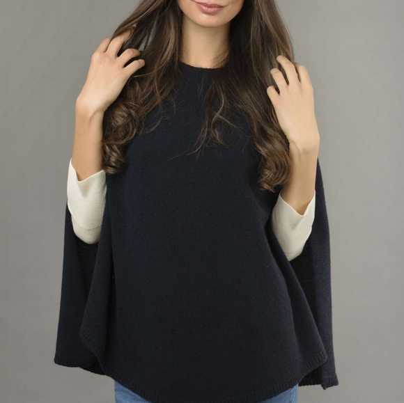 🇮🇷ITALIAN CASHMERE Cape sweater - Picture 2 of 6